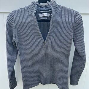 Tommy Hilfiger Gray Knit Sweater